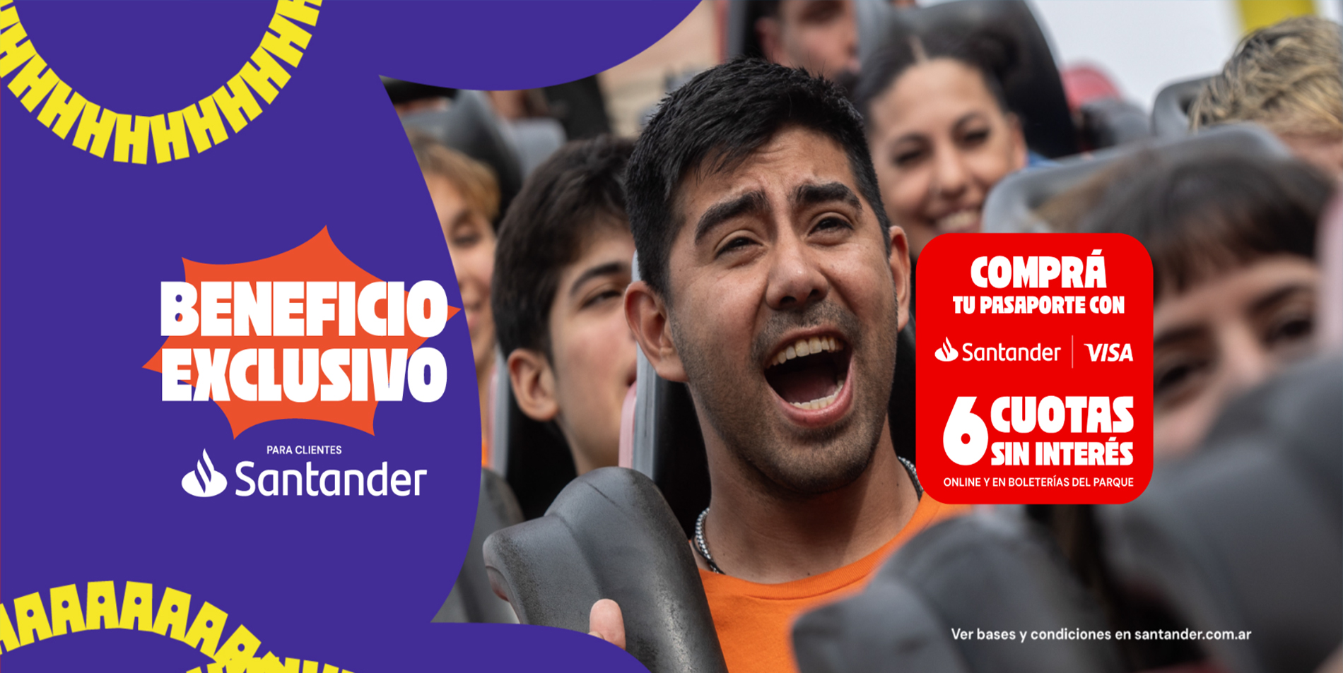 Familia divirtiéndose en el Parque de la Costa Tigre